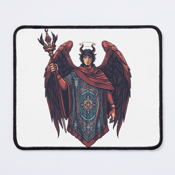 Item preview, Digital Tapestry Guardian – Devil Angel of the Esports Legacy designed and sold by Artisan Finds Online.