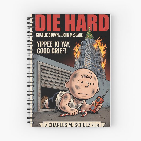 Item preview, Charlie Brown Die Hard Action Movie Star Christmas Adventure designed and sold by N0WUC1.