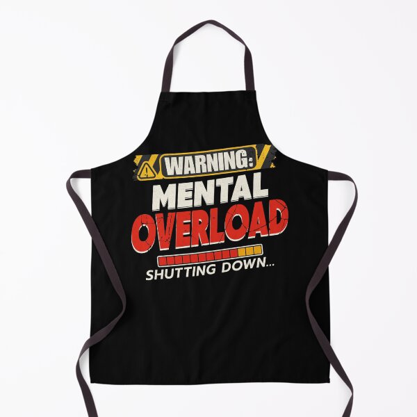 Item preview, Warning: Mental Overload Shutting Down Funny Sarcastic Design designed and sold by 1timelab.