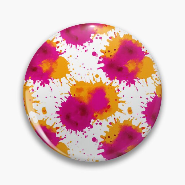 Item preview, Vibrant Pink And Orange Watercolor Splatter Pattern designed and sold by igraphixart.