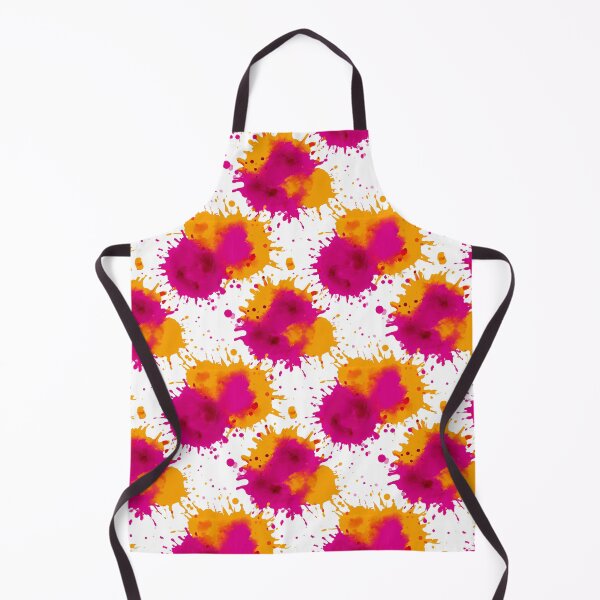 Item preview, Vibrant Pink And Orange Watercolor Splatter Pattern designed and sold by igraphixart.