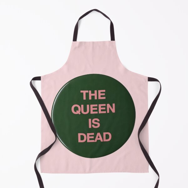 Item preview, The Queen Is Dead Gothic Vintage Quote Dark Aesthetic Typography Design designed and sold by ronakris009.