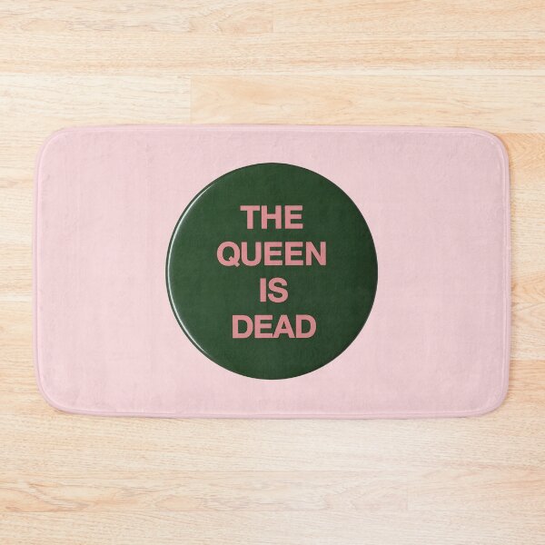 Item preview, The Queen Is Dead Gothic Vintage Quote Dark Aesthetic Typography Design designed and sold by ronakris009.