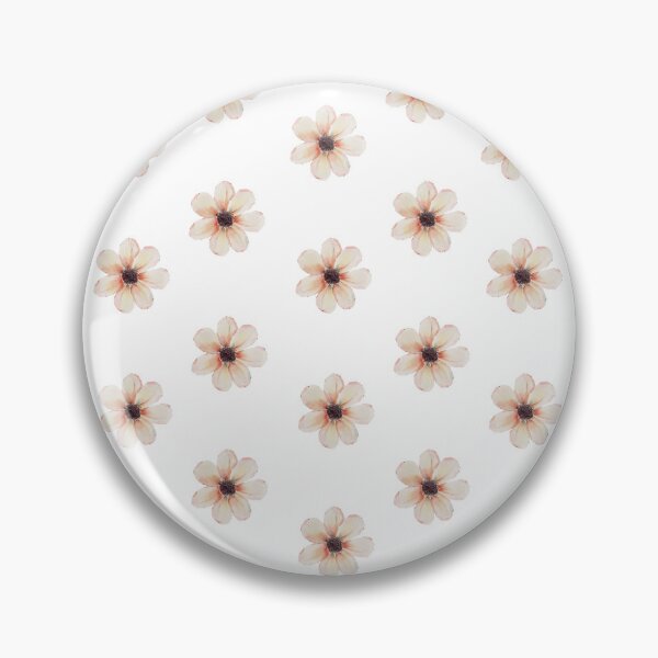 Item preview, Pink Beige Flowers Botanical Print designed and sold by pensational.