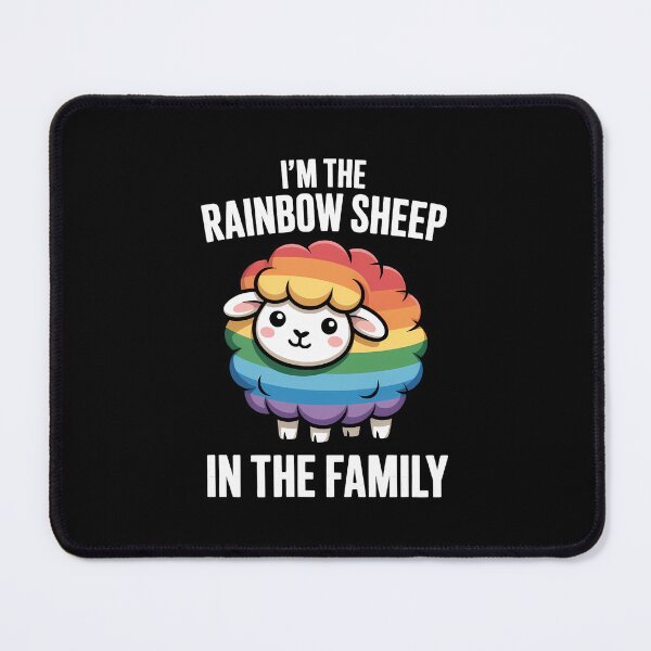 Item preview, Gay Pride Month Rainbow Sheep LGBTQ Ally designed and sold by SapfireStuArt.