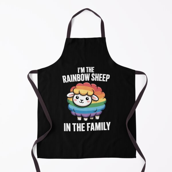 Item preview, Gay Pride Month Rainbow Sheep LGBTQ Ally designed and sold by SapfireStuArt.