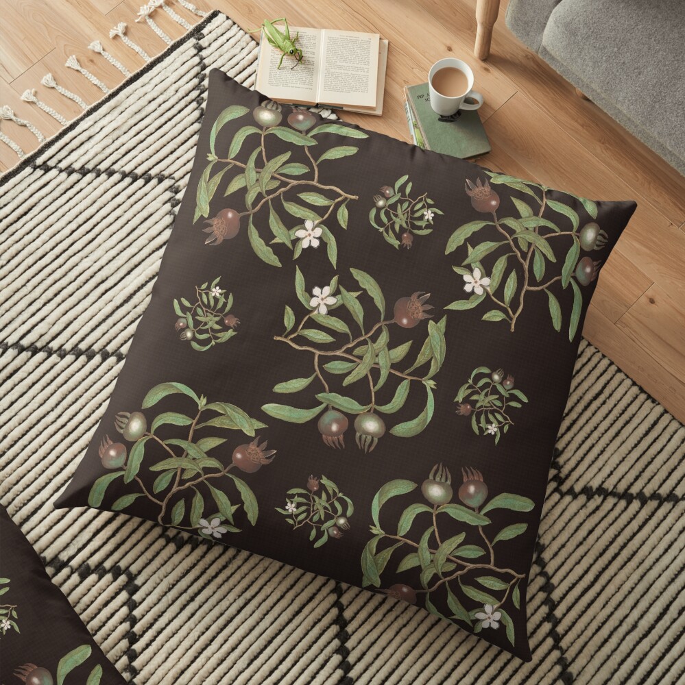 Medlar Fruit Floor Pillow
