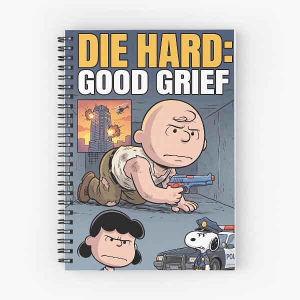 Item preview, Charlie Brown Die Hard Action Movie Star Christmas Adventure designed and sold by N0WUC1.
