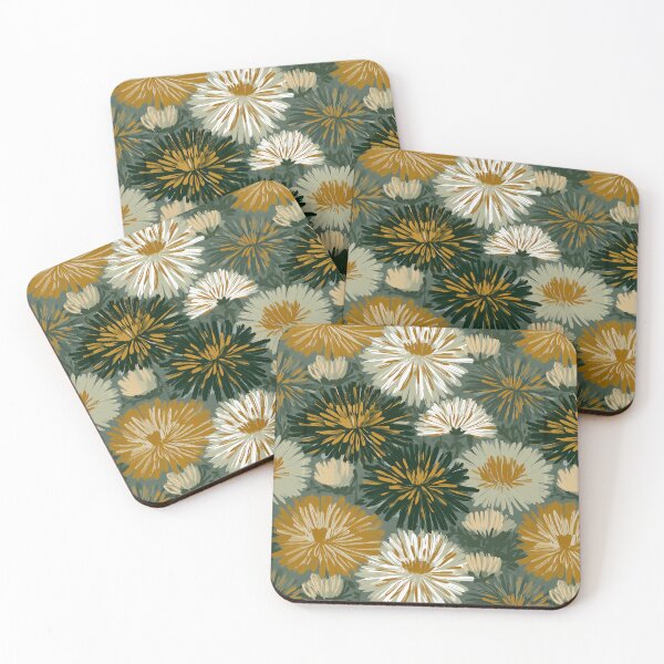 Item preview, Blooming Chrysanthemum Flower  - Retro Flower Floral  - Christmas Gifts For Her designed and sold by RoyalStarsPatts.