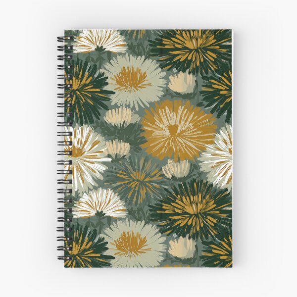Item preview, Blooming Chrysanthemum Flower  - Retro Flower Floral  - Christmas Gifts For Her designed and sold by RoyalStarsPatts.