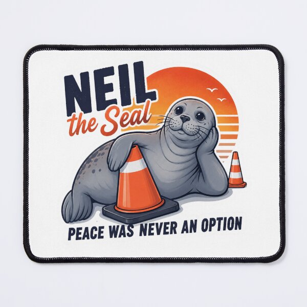Item preview, Neil the Seal Peace Was Never an Option designed and sold by EchoWear-10M.
