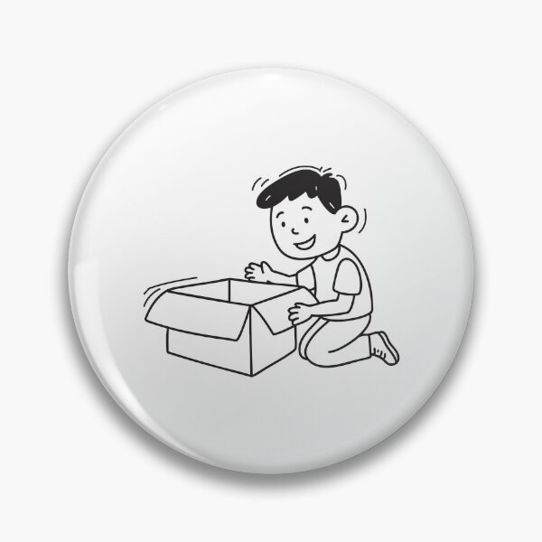 Item preview, Child Unpacking Toys from Box designed and sold by rasagamastore.