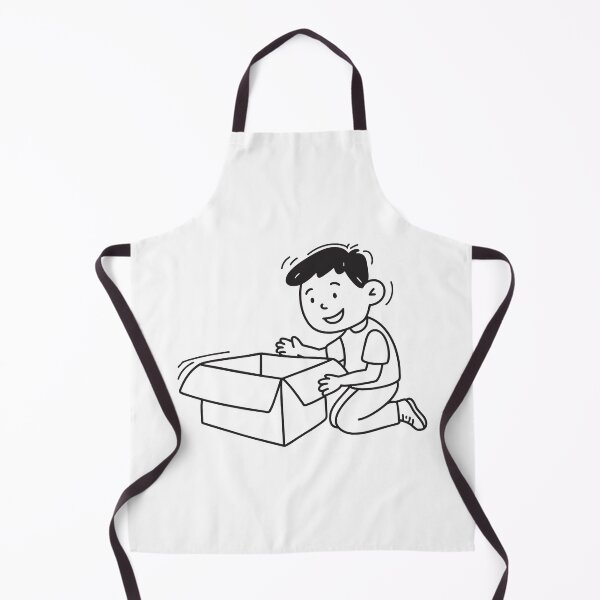 Item preview, Child Unpacking Toys from Box designed and sold by rasagamastore.