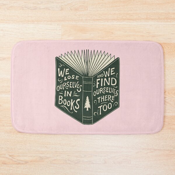 Item preview, We Lose Ourselves in Books Book Lover Reading Quote Literary Design designed and sold by ronakris009.