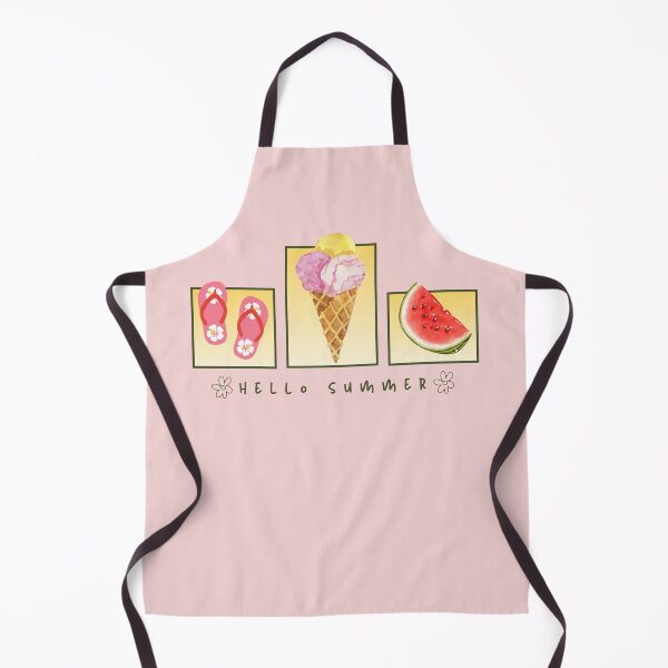 Artikelvorschau, Hello Summer T-Shirt | Cute Summer Flip Flops, Ice Cream & Watermelon Design | Beach Vacation Shirt | Tropical Summer Graphic Tee entworfen und verkauft von PureHopeStudio.