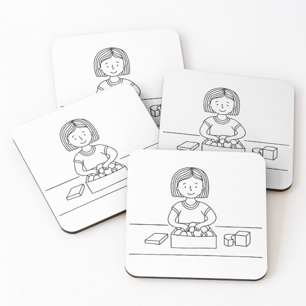 Item preview, Child Surrounded by Packaging Boxes designed and sold by rasagamastore.
