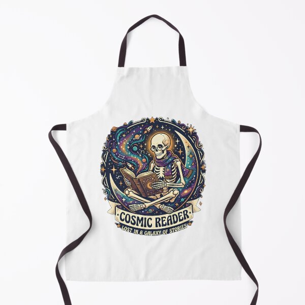 Item preview, Cosmic Reader Skeleton Lost In A Galaxy Of Stories designed and sold by abanoubsamir938.