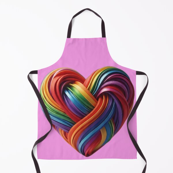 Item preview, Vibrant Rainbow Woven Heart PRIDE designed and sold by ToxicInkArt.