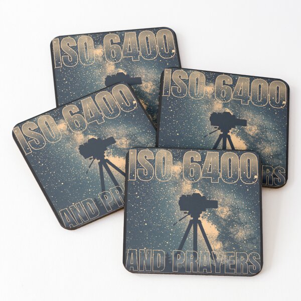 Item preview, ISO 6400 and Prayers Funny Astrophotography Design designed and sold by Bajszon.