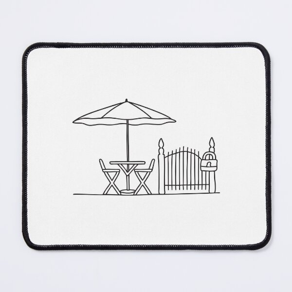 Item preview, Patio Umbrella Set Near Gate designed and sold by rasagamastore.