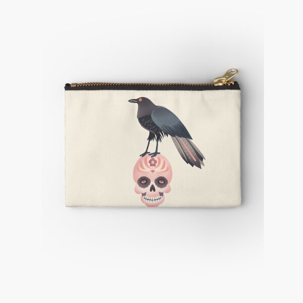 Item preview, Scandinavian Folk Art, Raven Standing On a Skull designed and sold by xiao xuans.