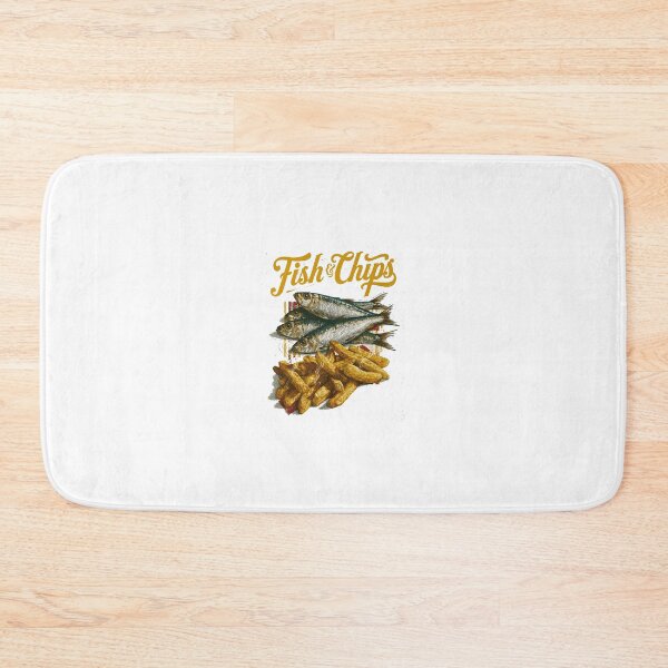 Item preview, Fish & Chips Vintage Retro Sardines designed and sold by Ramona-Gliga.