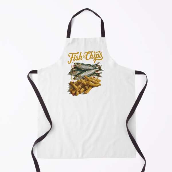Item preview, Fish & Chips Vintage Retro Sardines designed and sold by Ramona-Gliga.
