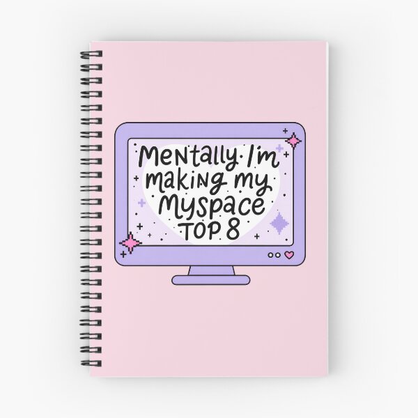 Item preview, Mentally I'm Making My Myspace Top 8 Funny Y2K Internet Nostalgia Design designed and sold by ronakris009.