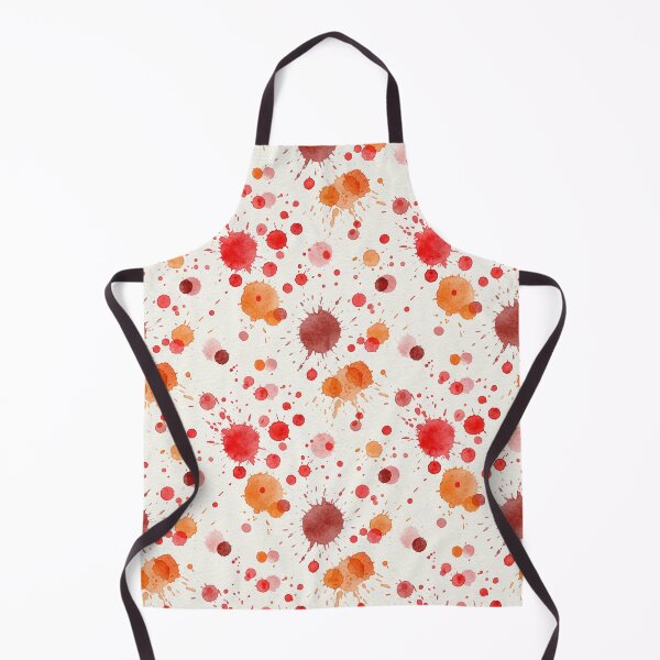 Item preview, Abstract Red & Orange Watercolor Splatter Pattern designed and sold by wissal.studio.