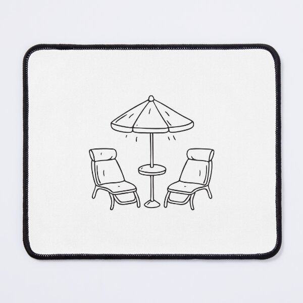 Item preview, Dusty Umbrella Table at Resort designed and sold by rasagamastore.