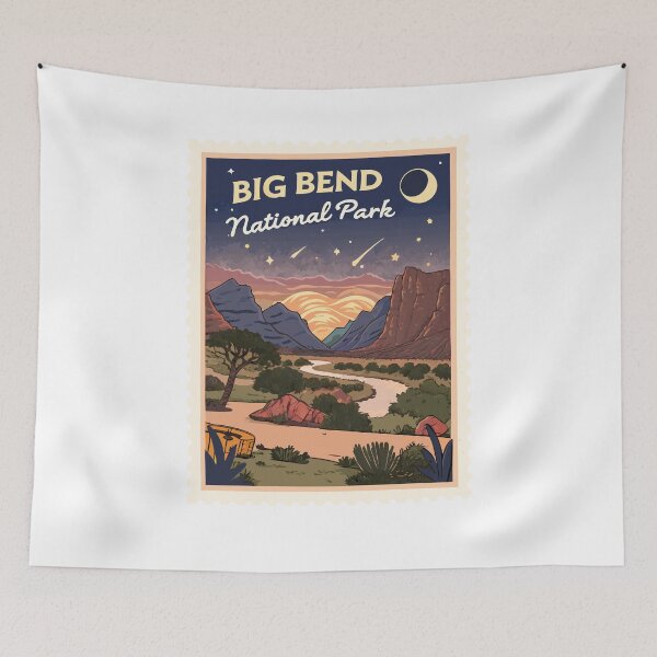 Item preview, Big Bend National Park Texas Travel Hiking Camping Souvenir designed and sold by Simsimah26Parks.