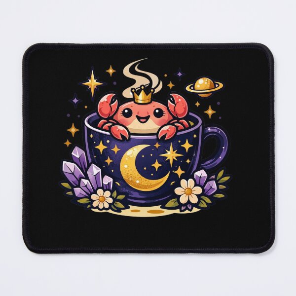 Item preview, Celestial Crab Coffee – Cute Cosmic Mug Design designed and sold by Timeless Junction.