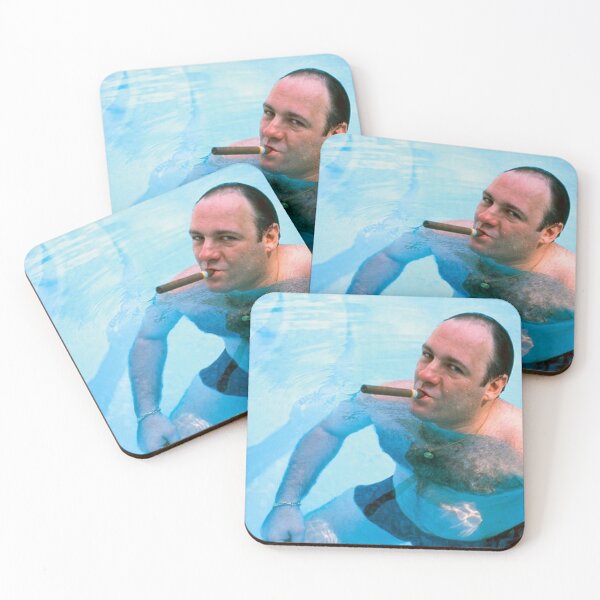 Item preview, Poster The Sopranos - Tony Cigar in Pool Painting designed and sold by johnhaugg.