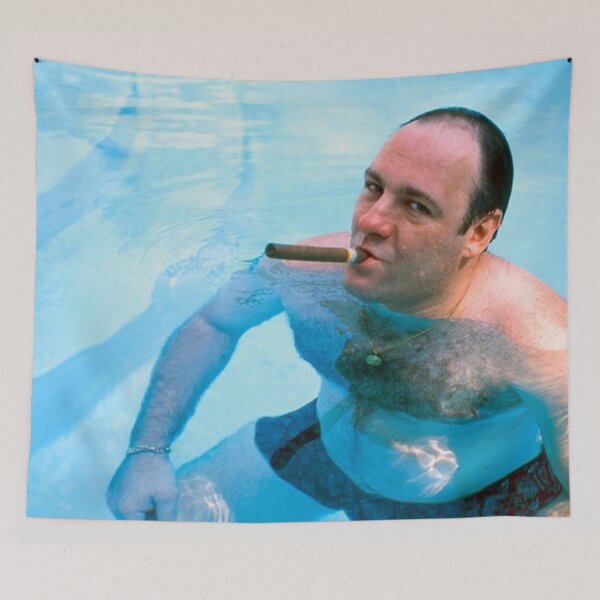 Item preview, Poster The Sopranos - Tony Cigar in Pool Painting designed and sold by johnhaugg.