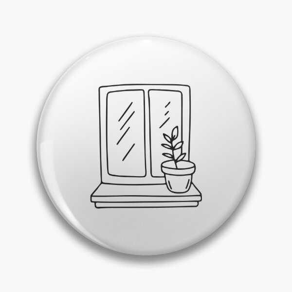 Item preview, Flower Pot on Window Edge designed and sold by rasagamastore.