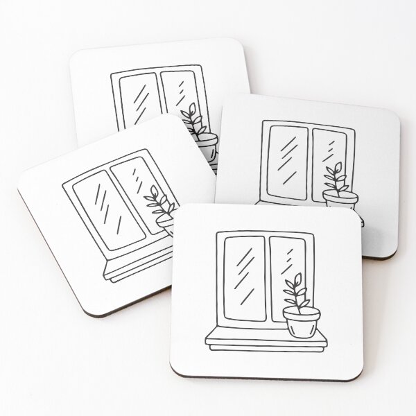 Item preview, Flower Pot on Window Edge designed and sold by rasagamastore.