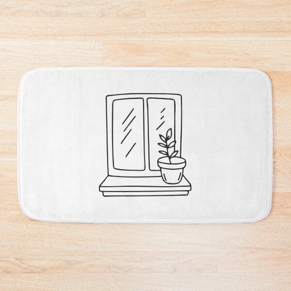 Item preview, Flower Pot on Window Edge designed and sold by rasagamastore.