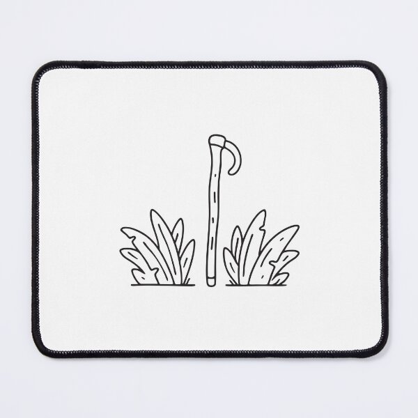Item preview, Walking Stick Leaning on Underbrush designed and sold by rasagamastore.