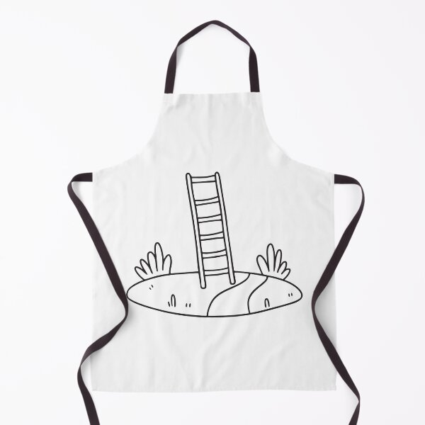 Item preview, Ladder on Sloped Garden Path designed and sold by rasagamastore.