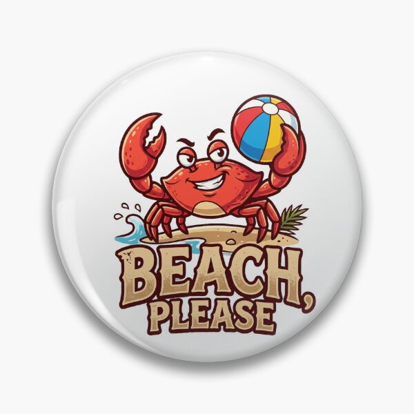Item preview, Beach Please Funny Summer Beach Tee designed and sold by 7Four1 Designs.