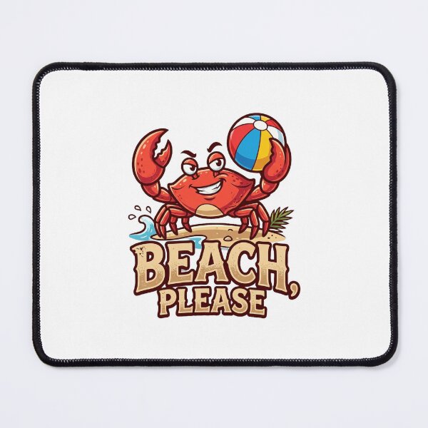 Item preview, Beach Please Funny Summer Beach Tee designed and sold by 7Four1 Designs.