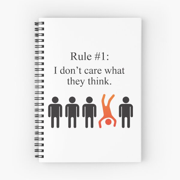 Item preview, Rule Number 1 I Don't Care What They Think Stand Out Design designed and sold by BrownHorse90s.