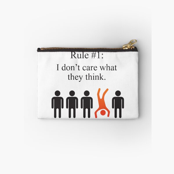 Item preview, Rule Number 1 I Don't Care What They Think Stand Out Design designed and sold by BrownHorse90s.