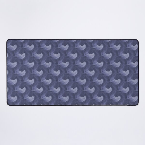 Item preview, Retro Circle Swirl Pattern in Navy Blue designed and sold by Artistestella.