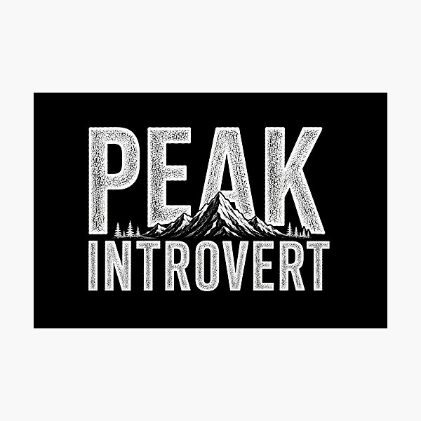 Item preview, Peak Introvert Hiking Funny Outdoor Design designed and sold by Miles&Moments.