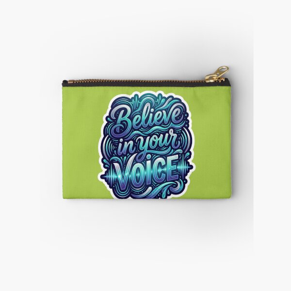 Item preview, Believe in Your Voice | Inspirational Typography Sticker | Motivational Quote Vinyl Decal | Positive Mindset Gift designed and sold by AP Digi Store.