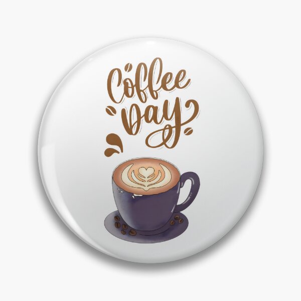 Item preview, ​Coffee Day Cute Latte Art Ceramic Mug Illustration designed and sold by ThunderRed.