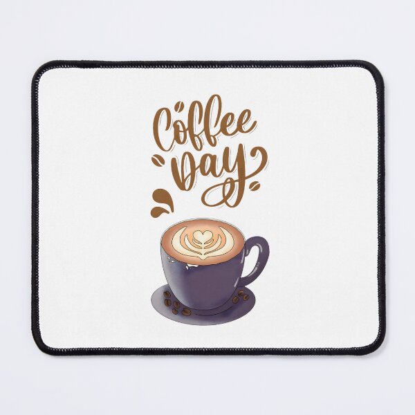 Item preview, ​Coffee Day Cute Latte Art Ceramic Mug Illustration designed and sold by ThunderRed.