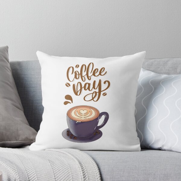 Item preview, ​Coffee Day Cute Latte Art Ceramic Mug Illustration designed and sold by ThunderRed.