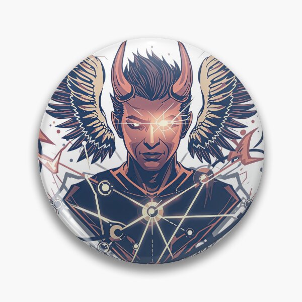 Item preview, Strategic Vision – Cyber Devil Angel of Infinite Foresight designed and sold by Artisan Finds Online.